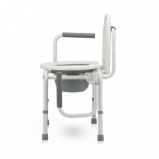 Кресло туалет со спинкой и подлокотником FS813 "Armed"(